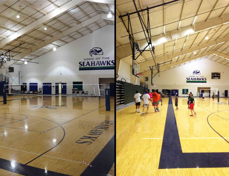 Gymnasium LED Lighting SST Inc.