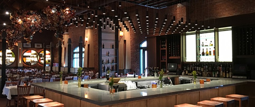 Helios Lighting Design uses Sunlite’s Pendants at Lidia’s Restaurant in Kansas City, MO