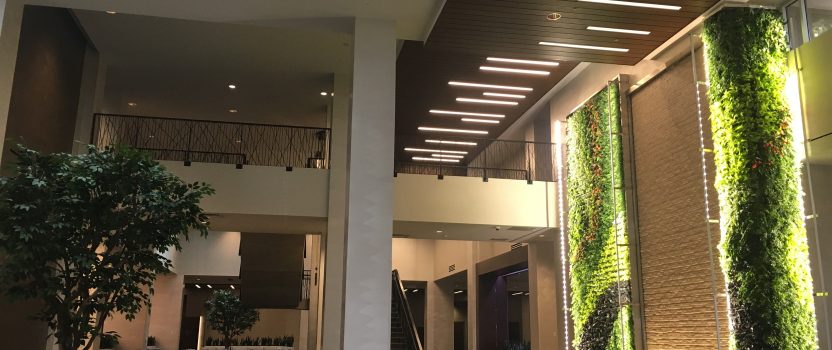Green Wall at New Embassy Suites Hotel
